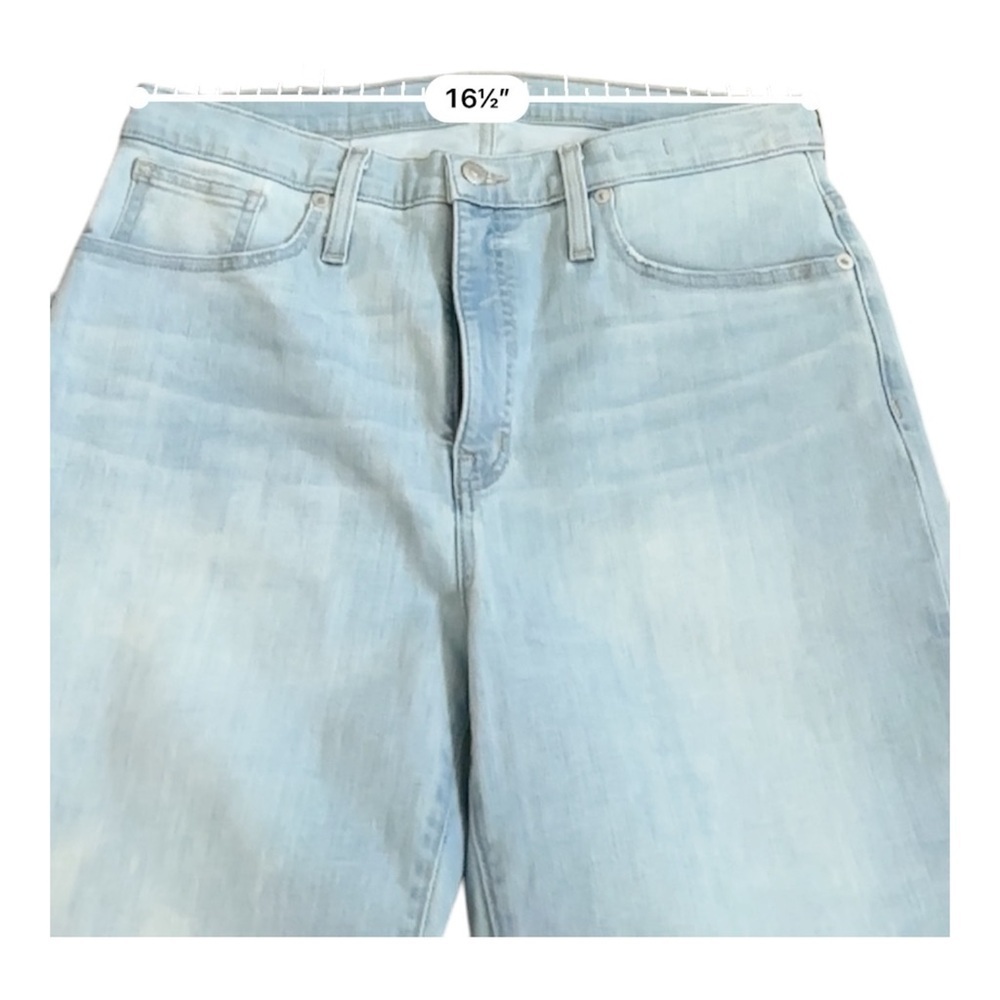Madewell 9" Mid-Rise Skinny Crop Jeans in Coolmax Women’s Size 32 NWOT Lightwash - Picture 8 of 14